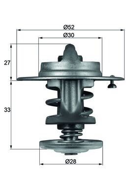 TERMOSTAT (83C)ROVER 800 (88-99)HIACE (95-98) - MAHLE - OEM 9091603061