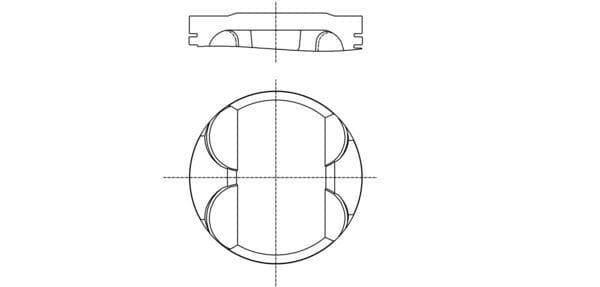 PISTON + SEGMAN 80 MM STD BMW M52 B20 E46 E39 E36 ...