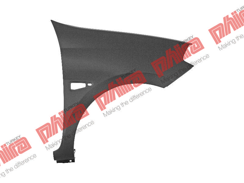 ÇAMURLUK ÖN SAĞ SİNYAL DELİKLİ SAC RENAULT SYMBOL 2009-2012 - ORAN - OEM 7782709525
