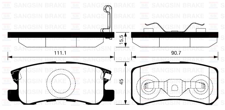 ARKA BALATA DİSK MITSUBISHI OUTLANDER 07>PAJERO...