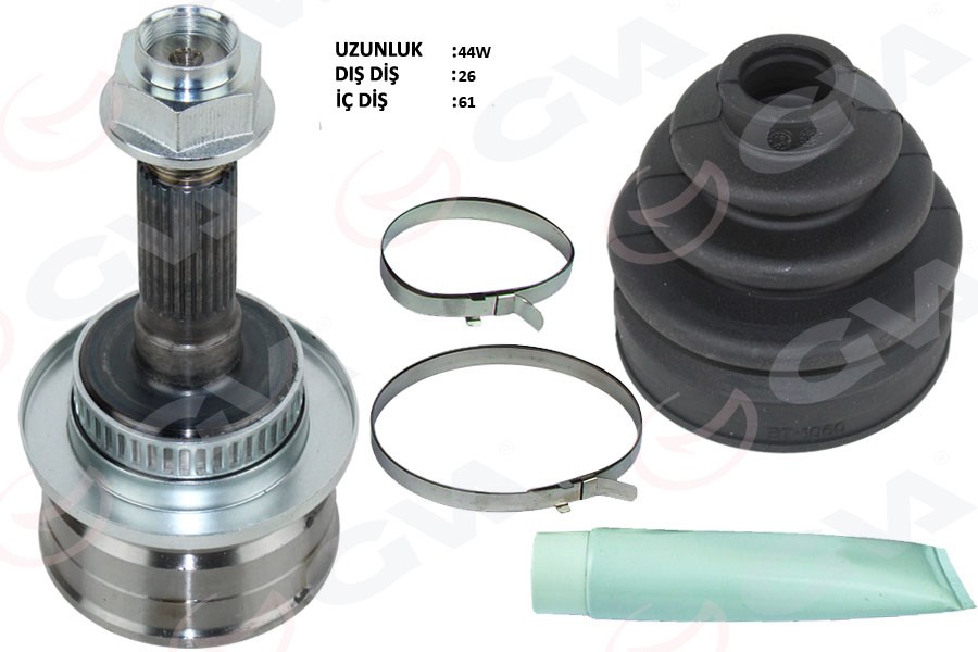 ÖN AKS KAFASI DIŞ SAĞ-SOL RANGER 02>06 MAZDA B2500 02>06 4×4 AWD ABS`LI - GVA - OEM 2M34