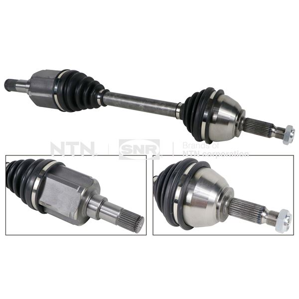 ON AKS KOMPLE SOL TRANSIT CONNECT 1.8 TDCI 02>14 75 -90-110PS (628mm) - SNR - OEM 2T143B437CD