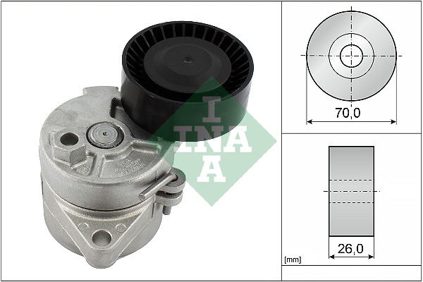 KAYIS GERGI RULMANI BMW M43 M52 M54 S54 E46 E39 E38 E53 E36 E85 E86 KUTUKLU - INA - OEM 11281433571