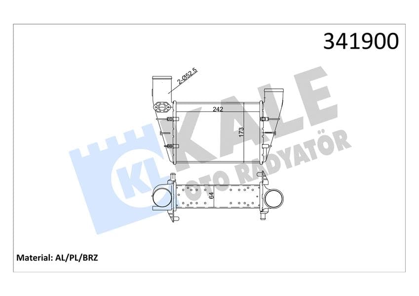 TURBO RADYATÖRÜ (INTERCOOLER) PASSAT-A4-A6 1.8T 1....