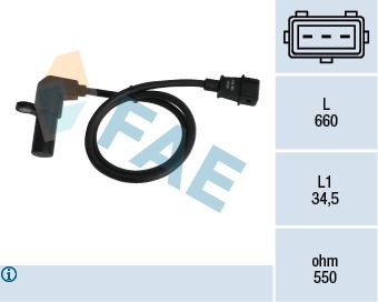 KRANK MİL SENSÖRÜ ASTRA F-CORSA B-VECTRA B 1.4-1.6-1.8 16V (C14SE) - FAE - OEM 90451442