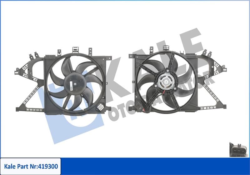 Radyatör Fan ve Motoru  OPEL ORJINAL 24402524