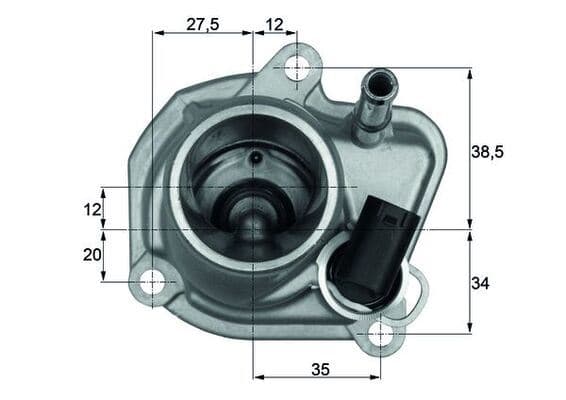 TERMOSTAT (KOMPLE) CHRYSLER PT CRUISER (PT_) 87C