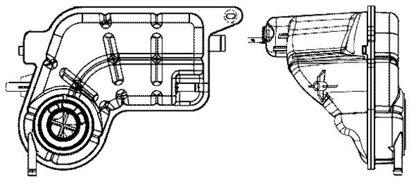 Ausgleichsbehälter AUDI A6 05-11 - MAHLE