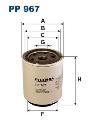 YAĞ FİLTRESİ DAF - FILTRON - OEM 1296851