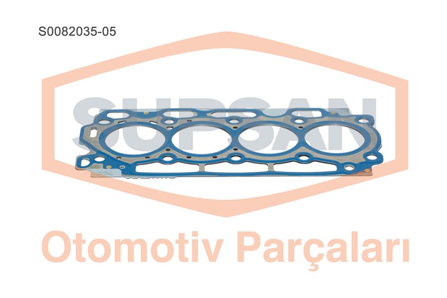 SILINDIR KAPAK CONTA MLS 5 CENTIK P206 P307 P406 1.6HDI 16V DV6 FOCUS 1.6 TDCI 16V - SUPSAN - OEM 0209.AP