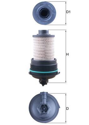 MAZOT FİLTRESİ FORD YENI TRANSIT V363-V362 17> 2.0 ECOBLUE - MAHLE - OEM GK219176AA
