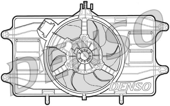 FAN. RADİATOR FIAT DOBLO (01-)