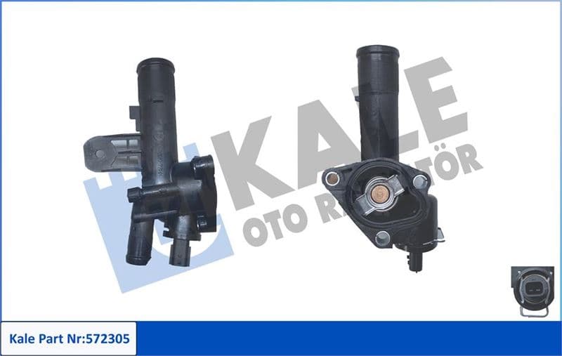 KOMPLE TERMOSTAT-PLASTİK GÖVDELİ 83°C DACIA DOKKER...