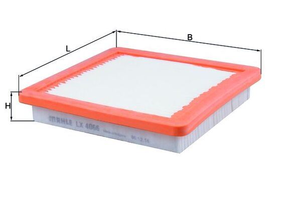 HAVA FİLTRESİ Air filter element — MAHLE LX4066 - MAHLE