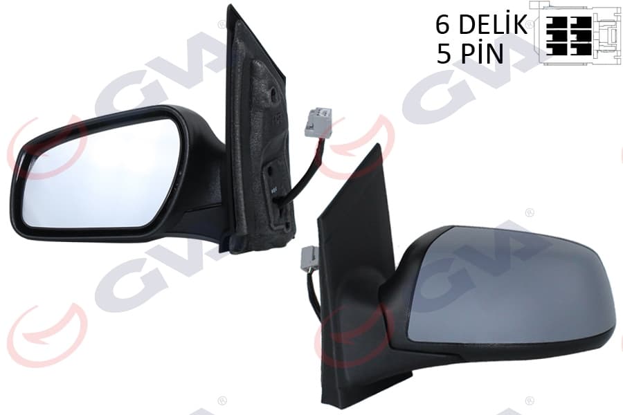 DIŞ DİKİZ AYNASI SOL FOCUS 05> ELEKTRİKLİ+ISITM...