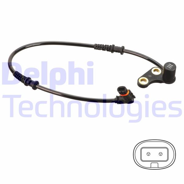 ABS HIZ SENSÖRÜ ÖN C180-C200-C220-C230-C240-C250-C280-C36-C43-CLK200 - DELPHI - OEM 2025402317