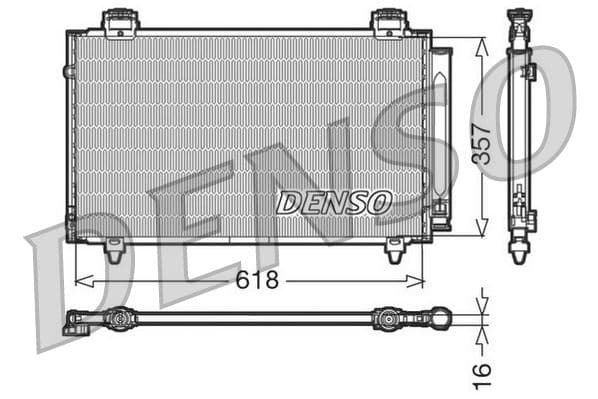 CONDENSER. AİR CONDİTİONİNG TOYOTA COROLLA (E12) (...