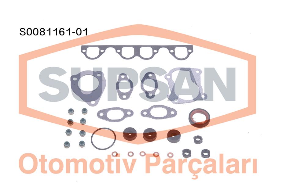 CONTA ÜST TAKIM VW GOLF. PASSAT 1.9 TDI (AHU-ALE-AGR-AFN) AUDİ A3-A4-A6 1.9 TDI (AHU-AGR-AFN-AHH-ALH - SUPSAN - OEM 38198012