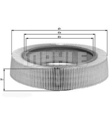 HAVA FILTRESI MERCEDES M116 M117 W116 W126 W463 - MAHLE - OEM A0010947804