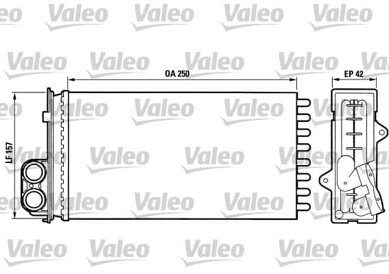 KALORİFER RADYATÖRÜ 405 (92-96) 406 (96-04) (248x1...