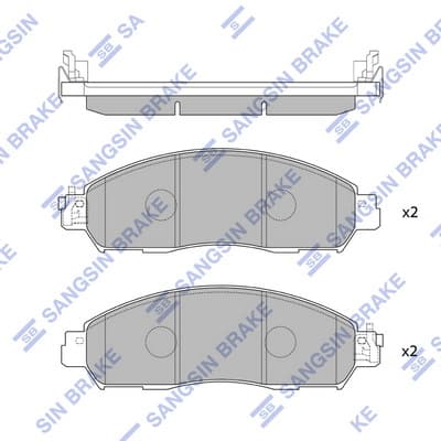 ÖN FREN BALATA NISSAN NAVARA 2.3L YS23 D23 16->...