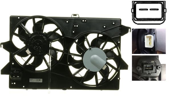 FAN MOTORU FORD MONDEO 93> 2.0 ZETEC (ÇİFTLİ)