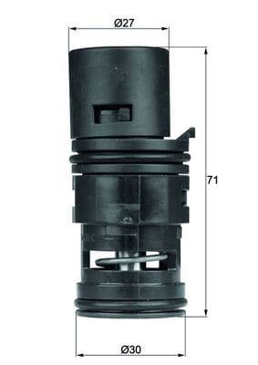TERMOSTAT BMW X3 E83 N52 N53