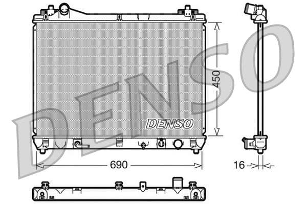 RADİATOR. ENGİNE COOLİNG SUZUKI GRAND VITARA II (0...
