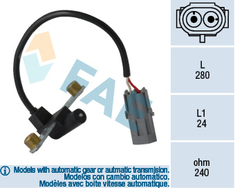 KRANK MIL SENSORU MEGANE R19 CLIO LAGUNA ESPACE - FAE - OEM 7700747549