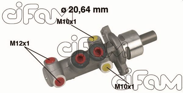 FREN ANA MERKEZİ RENAULT CLIO II 98> CLIO SYMBOL 00> SYMBOL II 08> (20.64 mm) - CIFAM - OEM 7701205740