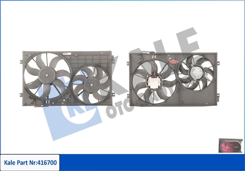 FAN MOTORU DAVLUMBAZLI (KOMPLE) CADDY 04>GOLF V...