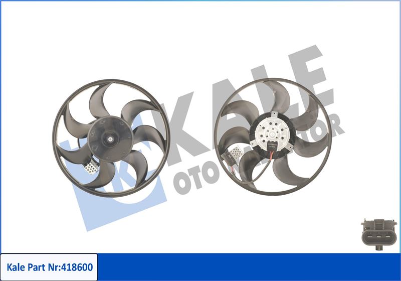 FAN MOTORU ASTRA H 1.4 1.6 1.8 2004-2010 - KALE - OEM 1341386