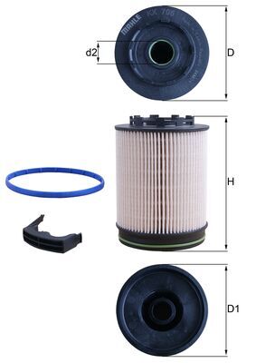 YAKIT FİLTRESİ FORD RANGER RANGER 19> 2.0 ECOBLUE - MAHLE - OEM KTJB3G9176AB