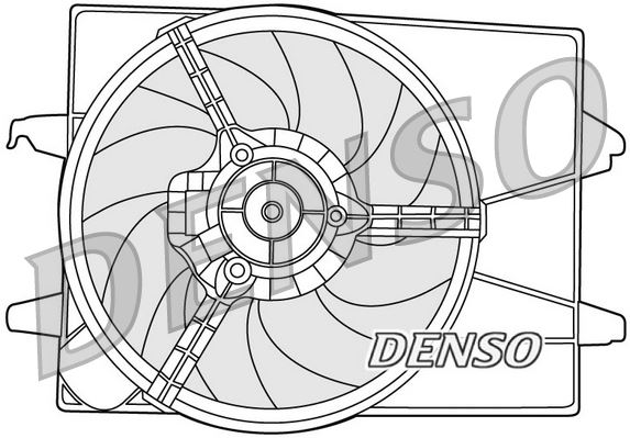 FAN MOTORU FORD FİESTA 02> 1.25-1.4 ZETEC-1.4 TDCİ (AC+) - DENSO - OEM 2S6H