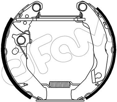 HIZLI TAMİR KİTİ(PAPUÇ+FREN SİLİNDİRİ+YAYLAR) FORD EUROPE ESTA III (GFJ) : 1.1;1.1İ;1.3. KAT;1.4;1.4 - CIFAM