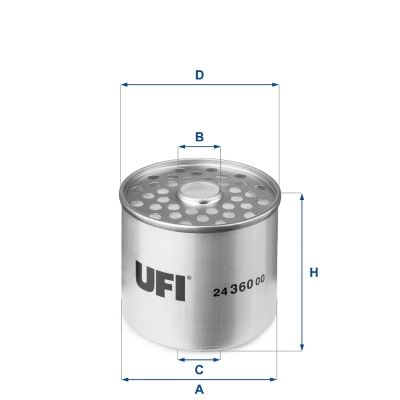 YAKIT FİLTRESİ TRAFIC 2.5 89>99-MASTER I 2.5D 89>98-BOXER 2.5TD 94>02 LEVEND 60 03>13-JUMPER 1.9-2.5 - UFI - OEM 5947.34