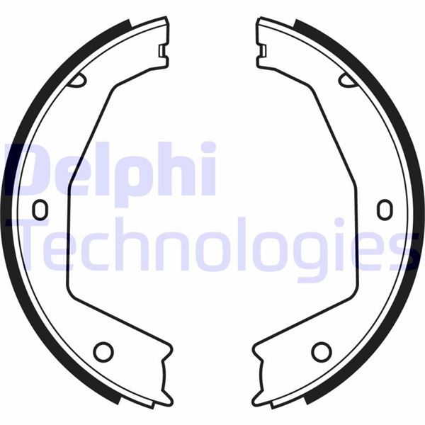 FREN PABUCU EL FRENİ JAGUAR XK8 96> - DELPHI - OEM CBC2347