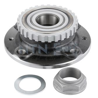 ARKA TEKER PORYASI KOMPLE (ABS`Lİ) PEUGEOT P406 96> (4 BİJON) - SNR - OEM 3748.35