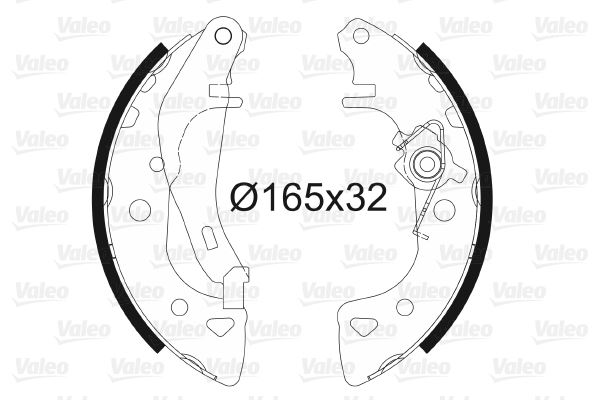 FREN BALATASI PABUCLU AX SAXO 1.1 - VALEO - OEM 4241E7