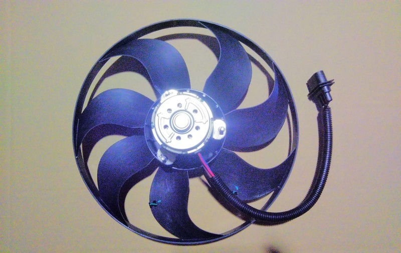 FAN MOTORU GOLF IV-POLO (95-99)-LEON (99-06)TOLEDO II-OCTAVIA (01-06) (250-80W-350mm) - ORIS - OEM 6X0959455A