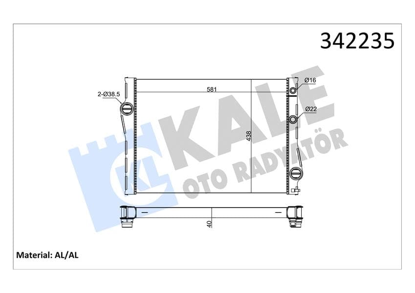 MOTOR SU RADYATORU BMW B47 N47 N20 N54 N55 N57 M57...