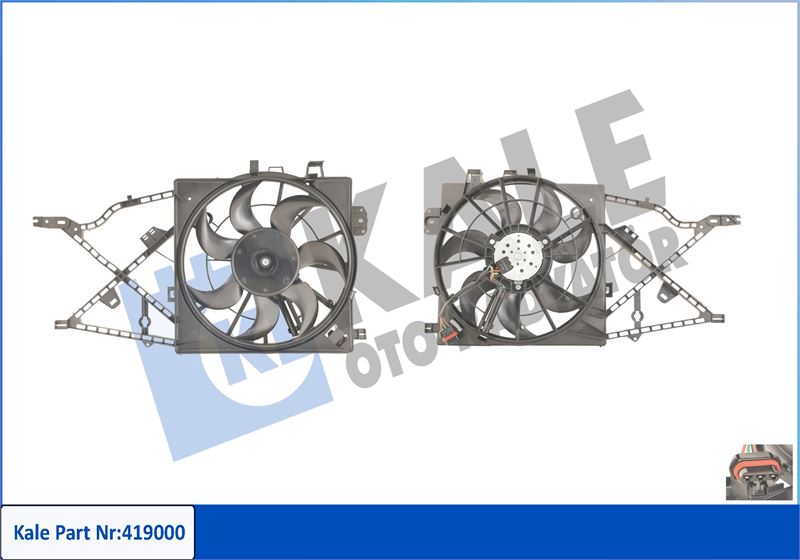 FAN MOTORU DAVLUMBAZLI VECTRA B 1.6 1.8 2.0 I 2.0 DI - SGR - OEM 1341159