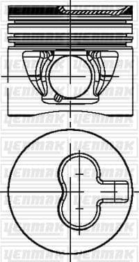 PISTON SEGMAN STD TATA TELCOLINE TDI 83.00 MM