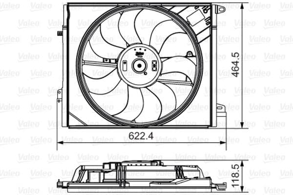 FAN MOTORU DAVLUMBAZLI RENAULT MEGANE IV 16> TA...