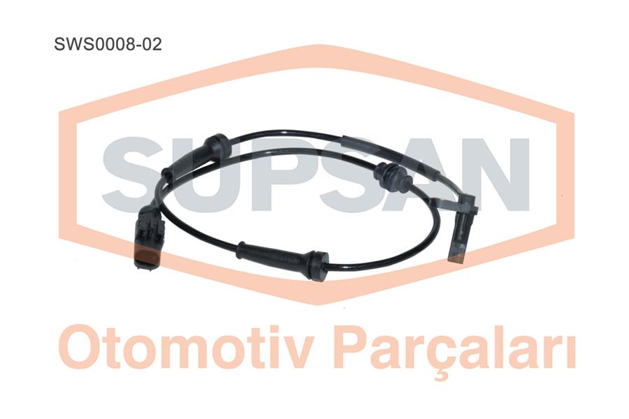 ABS SENSORU ON FIORINO BIPPER NEMO - SUPSAN - OEM 51763164