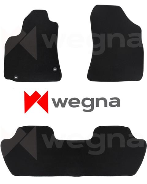 HALI PASPAS SİYAH PEUGEOT PARTNER TEPE 110 HP 2008-2018 - WEGNA - OEM PASPAS