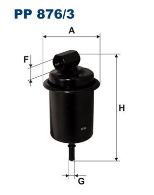 YAKIT FİLTRESİ HYUNDAİ ATOS 1.1İ 12V (MX) - FILTRON - OEM 3191105000