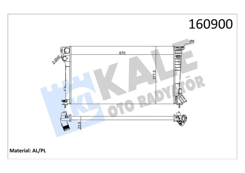 RADYATÖR PARTNER-BERLINGO-XSARA-306 1.9DZL DW8 (...