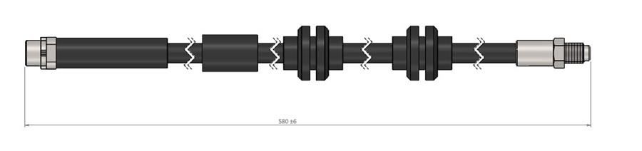 FREN HORTUMU ön X1 (E84) sDrive 09-15 - CAVO - OEM 34306799424