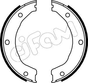 FREN PABUCU FORD EUROPE İ 16V XR3İ. CABRİO. SW;2.0 RS. 4WD / ESCORT VI (GAL) : 1.3. SW;1.4;1.4. CABR - CIFAM - OEM 6500946